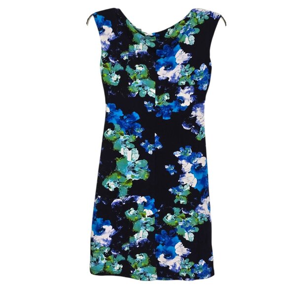 Lauren Ralph Lauren Dresses & Skirts - Lauren Ralph Lauren Womens Multicolor Floral Sheath Dress Boat Neck Size 6P NWT